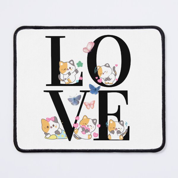 Item preview, Cats love - black letters designed and sold by GJ-Creations.