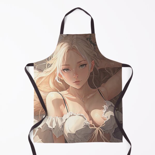 Item preview, Hot anime chick laying in bed designed and sold by Poisoner Art.