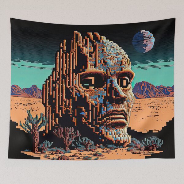 Item preview, Skull in the Desert Hallucination designed and sold by SeedDesign.