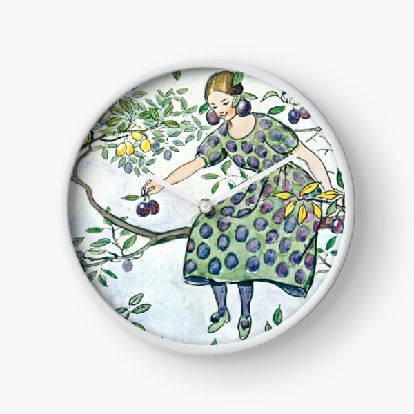 Item preview, Vintage Fairytale Scene with Two Girls in a Tree designed and sold by LaCaDesigns.