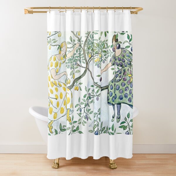 Item preview, Vintage Fairytale Scene with Two Girls in a Tree designed and sold by LaCaDesigns.