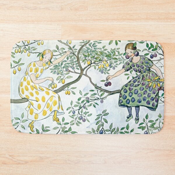 Item preview, Vintage Fairytale Scene with Two Girls in a Tree designed and sold by LaCaDesigns.