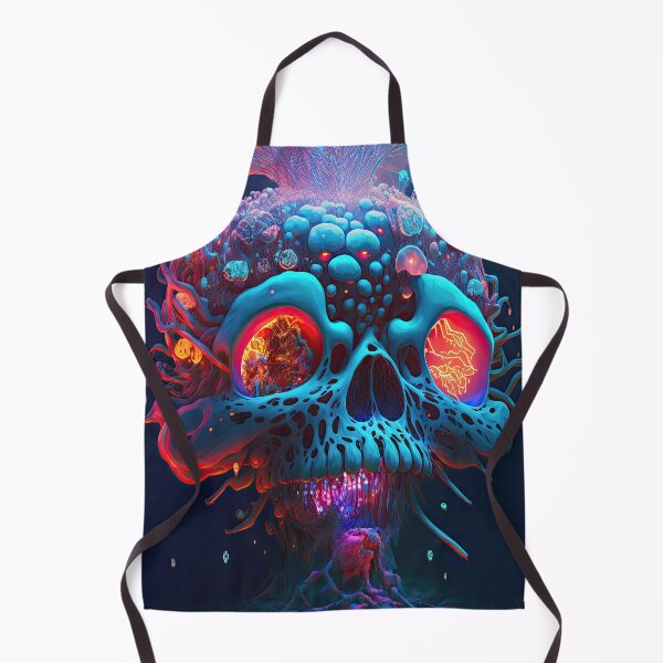 Item preview, Glowing Trippy Skull Mushroom designed and sold by SeedDesign.