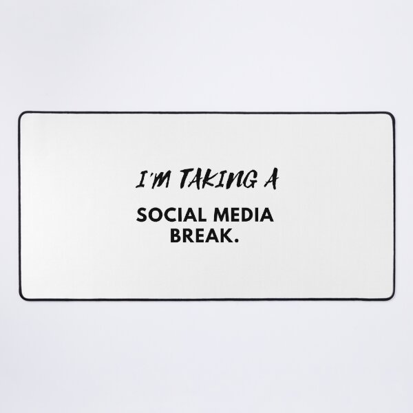 Item preview, Social Media Break -Social Media And Mental Health designed and sold by Tamas Das.