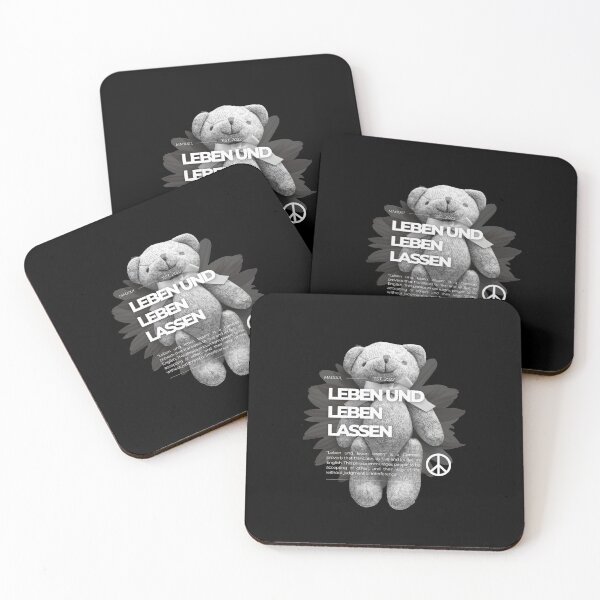 Item preview, Leben und leben lassen - "Live and Let Live" German Teddy Bear Design designed and sold by RM-Journey.