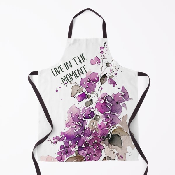 Item preview, Live in the Moment Quote Art designed and sold by ArtfulAmbitions.