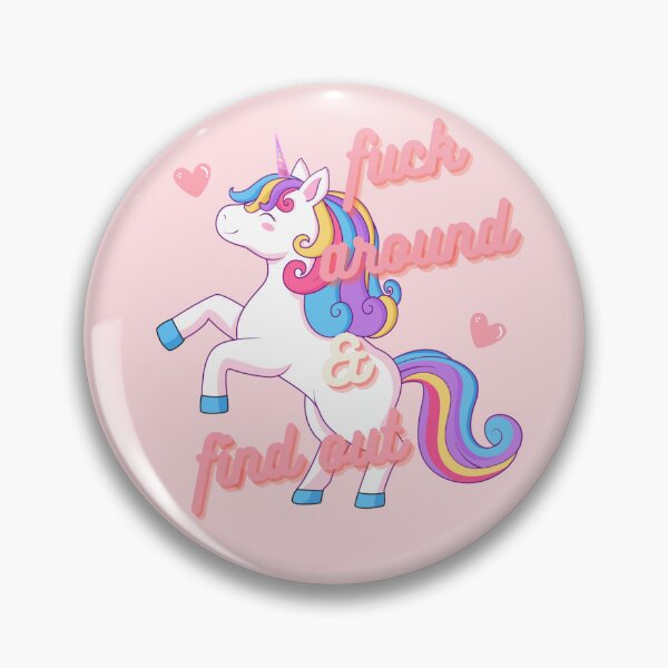 Item preview, FAFO F Around and Find Out Unicorn designed and sold by S0CalStudios.