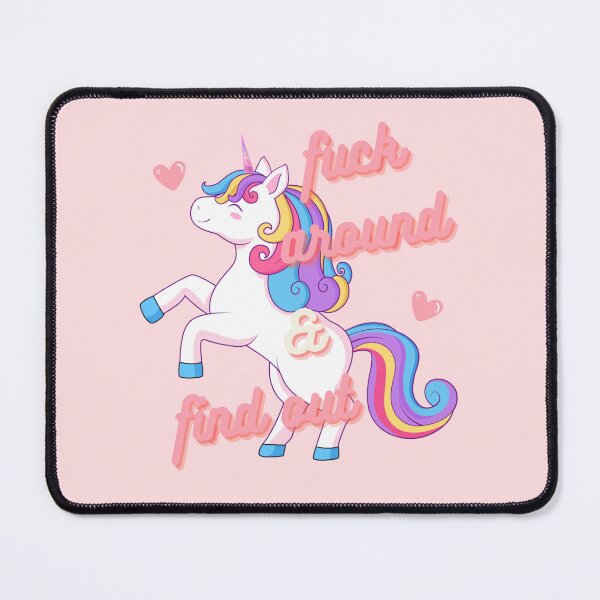 Item preview, FAFO F Around and Find Out Unicorn designed and sold by S0CalStudios.
