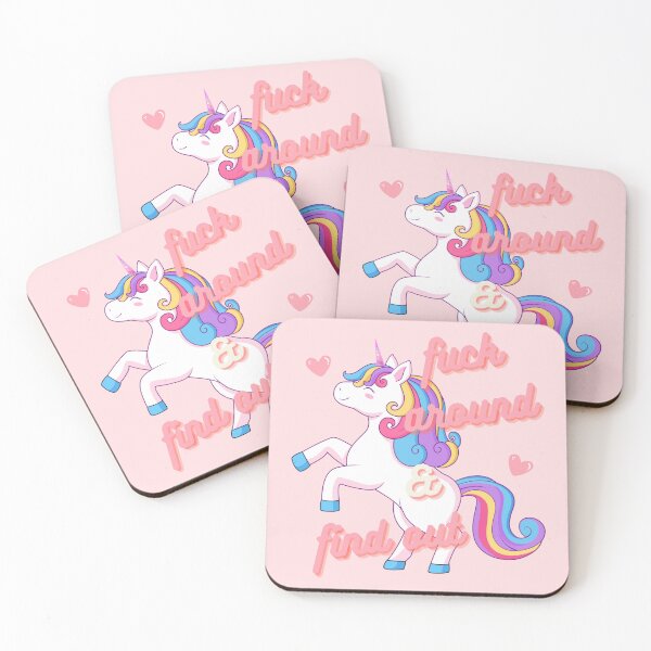 Item preview, FAFO F Around and Find Out Unicorn designed and sold by S0CalStudios.