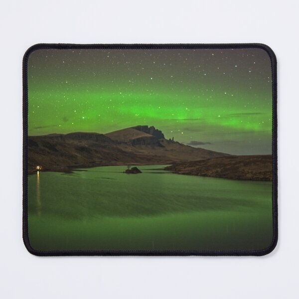 Item preview, Low Aurora Arc over The Old Man of Stoor designed and sold by Derren Jones.