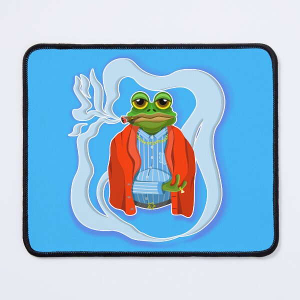 Item preview, rich frog with a cigarette designed and sold by HIPPMI.