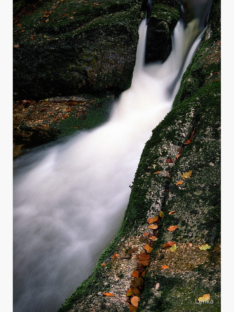 Waterfall on Jedlova brook by Lenka