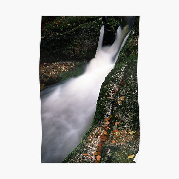 Waterfall on Jedlova brook Poster