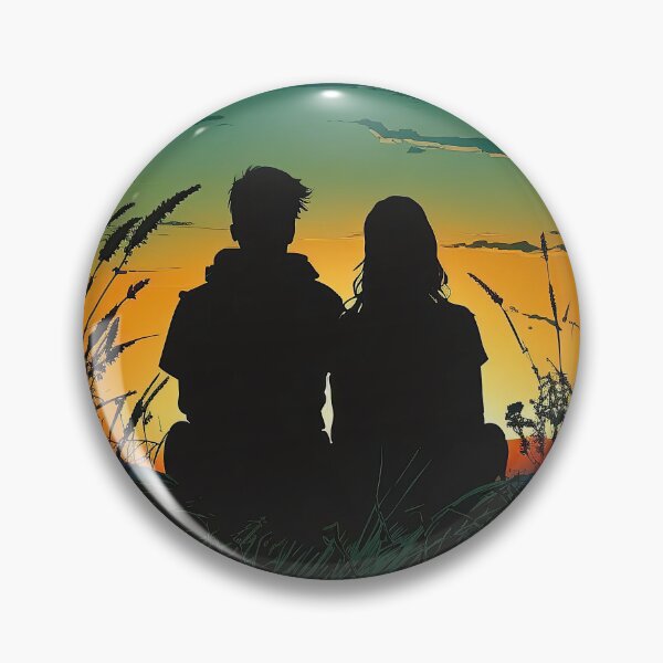 Aperçu de l'œuvre Couple d'amoureux profitant du coucher du soleil créée et vendue par Abdul Rafay Saleem.