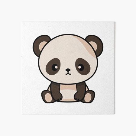 Poster Master Plush Panda Poster - Cute Baby Panda Print - Panda Art -  Plushie Art - Minimal Art - Gift for Boys, Girls & Parents - Decor for  Nursery, Kid's Room