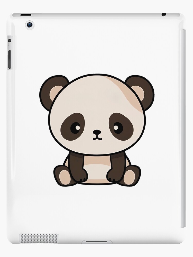 Niedliche Baby Panda Kawaii Chibi handgezeichnete Illustration | iPad-Hülle  & Skin