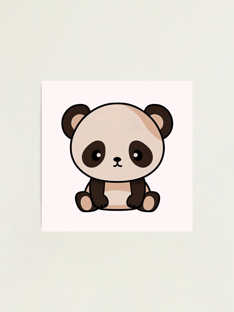 Cute Baby Panda P on Kawaii Chibi · Creative Fabrica