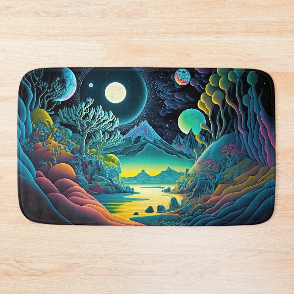 Item preview, Psychedelic Alien Landscape designed and sold by SeedDesign.