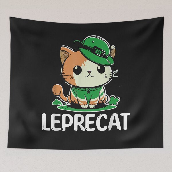 Item preview, St Patricks Day Parade leprecat Funny irish cat T-Shirt designed and sold by Bright-Marque.