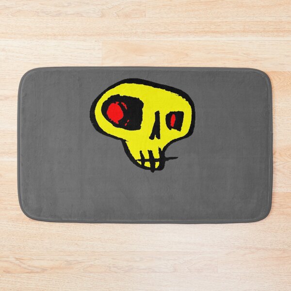 Item preview, skull (dae-hyun in "the warning" yellow and red) designed and sold by RobotPizzaGuy.