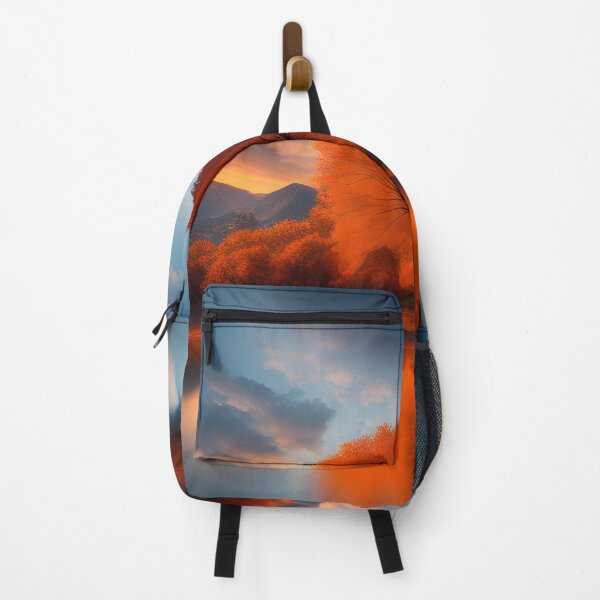 Item preview, Autumn tree on a lakes edge mountains background designed and sold by VersoShopping.