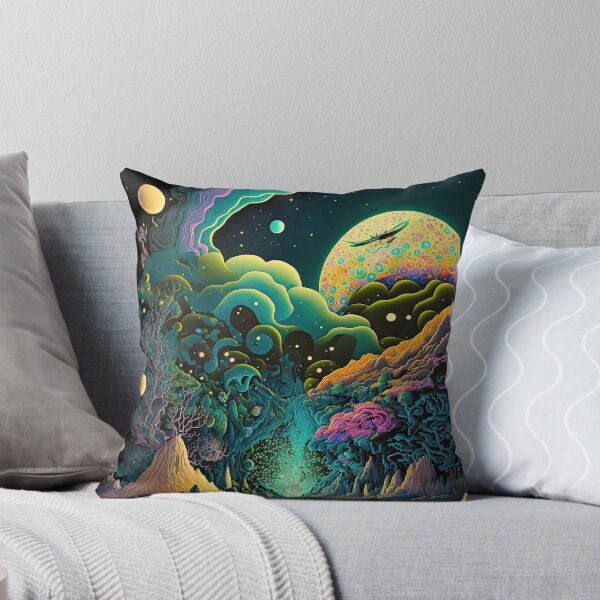 Item preview, Psychedelic Alien Landscape designed and sold by SeedDesign.