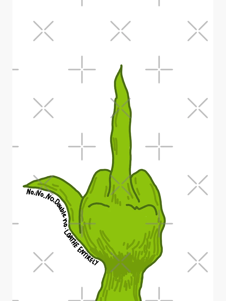 Middle Finger The Grinch How The Grinch Stole Christmas Tumblr Bottle