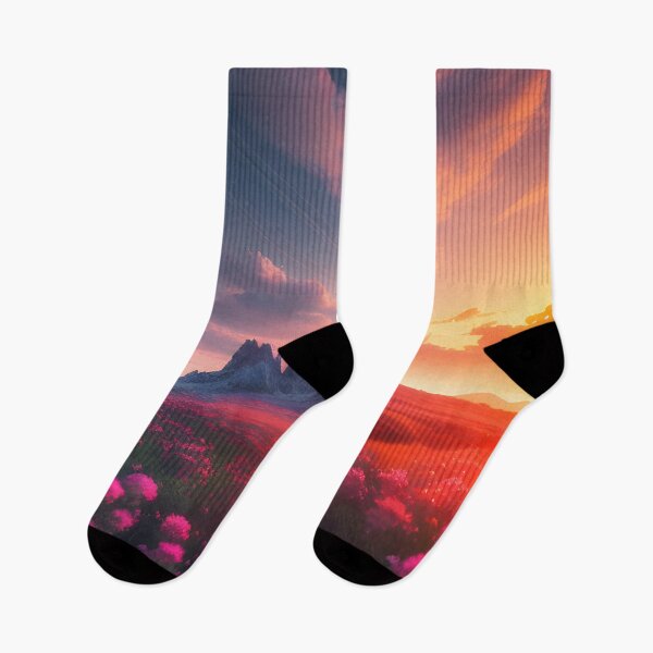 Item preview, Field of Flowers Surrounding a Mountain Beautiful designed and sold by VersoShopping.