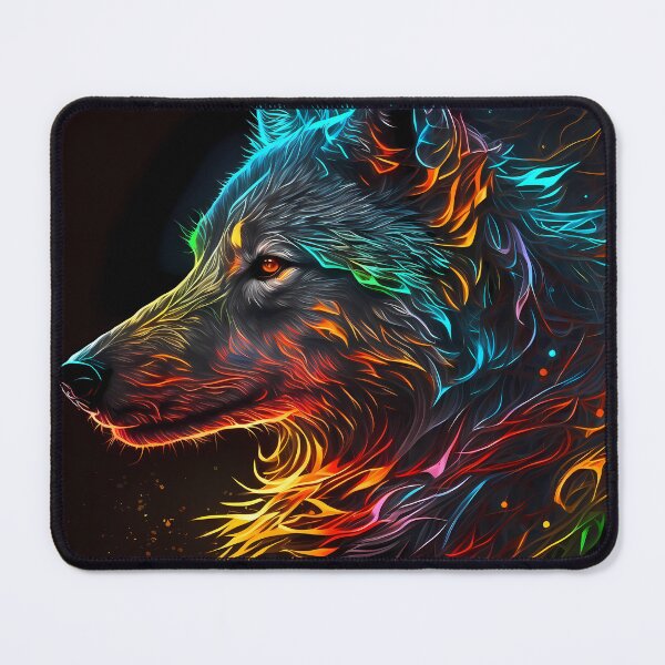 Item preview, Electric Wolf Dreamscape designed and sold by AOK-DESIGN.