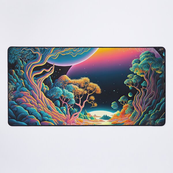 Item preview, Psychedelic Alien Landscape designed and sold by SeedDesign.