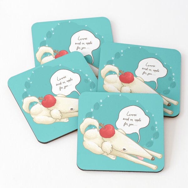 Item preview, Borzoi Dog Put an Apple on Head designed and sold by Khotekmei.