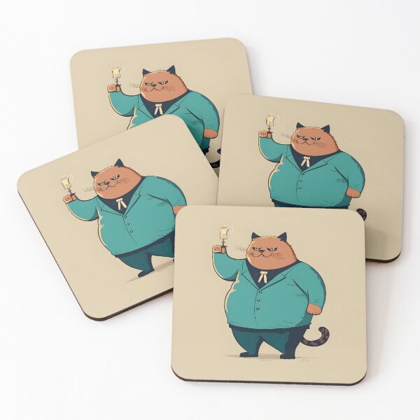 Item preview, Capitalist Fat Cat designed and sold by AgitProPrints.