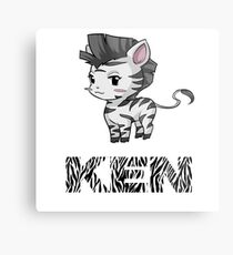 Lámina metálica Zebra Ken