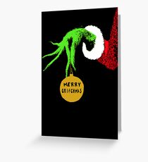 The Grinch Christmas Card Greeting Card