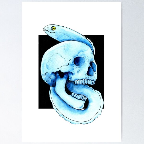 Item preview, Eel and Skull designed and sold by Cadva.