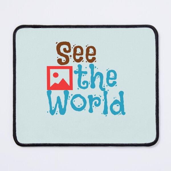 Item preview, See the World Quote – Aesthetic Travel Design designed and sold by GalleryNora.