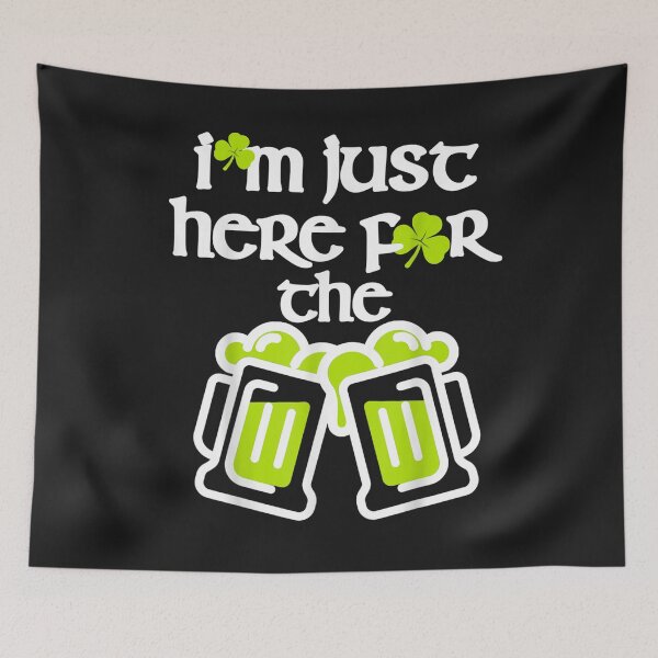 Item preview, Funny St Patricks Day Shamrock I'm Just Here For The Party T-Shirt designed and sold by Bright-Marque.