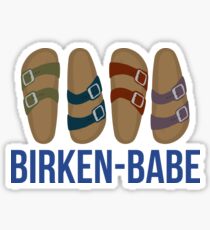 Birken-Babe 4 Lyfe Sticker