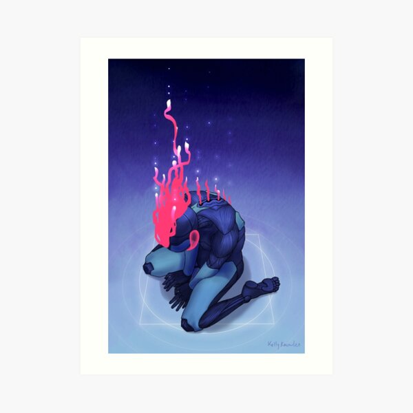 Uploading Art Print