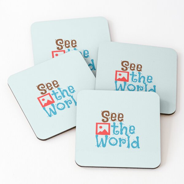 Item preview, See the World Quote – Aesthetic Travel Design designed and sold by GalleryNora.