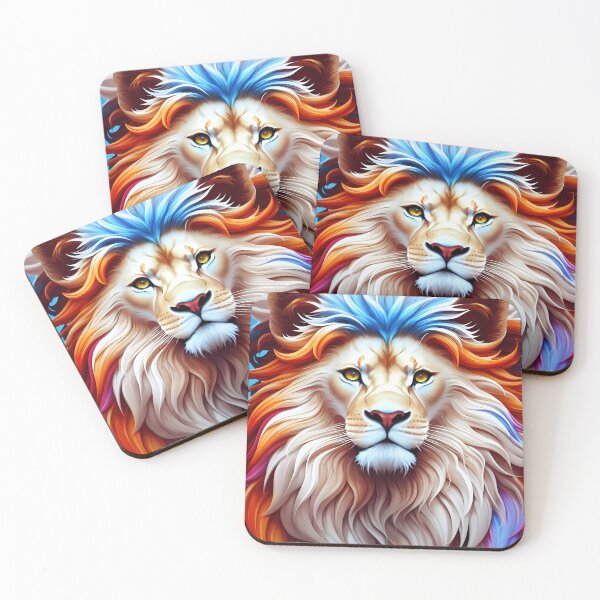 Item preview, Splash multicolored art a lion head. designed and sold by IuriiVlasenko.