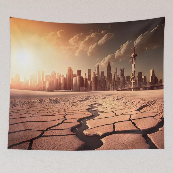 Item preview, Scorched Earth - City designed and sold by AgitProPrints.