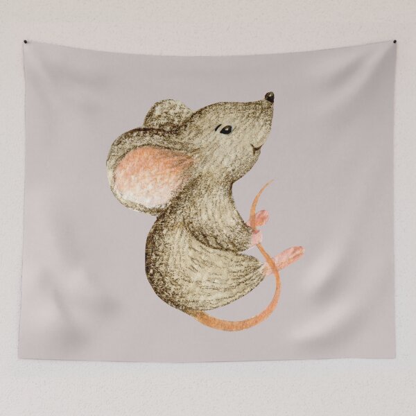 Item preview, Cute Mouse Sticker Artwork designed and sold by BaristaHero.
