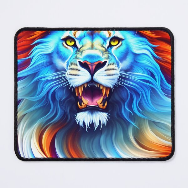 Artikelvorschau, Splash multicolored art a lion head. entworfen und verkauft von IuriiVlasenko.