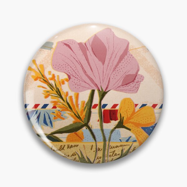Item preview, Vintage collage of letters and flowers designed and sold by HalcyonFairy.