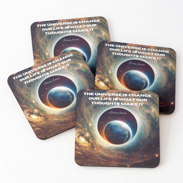 Item preview, stoicism motivation Universe is Change  designed and sold by Pixel-Muse.
