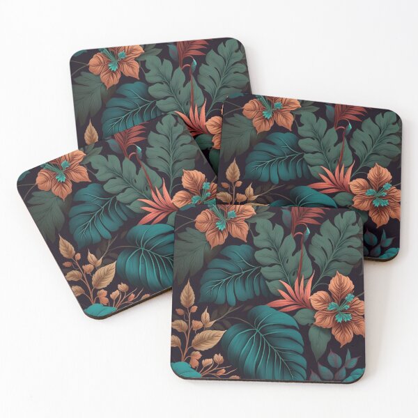 Item preview, Leaf and Flower print designed and sold by Wear D' Art.