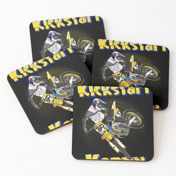 Item preview, Kickstart-Kenny Dirt Bike Racing Design designed and sold by Shop-Art-conrad.