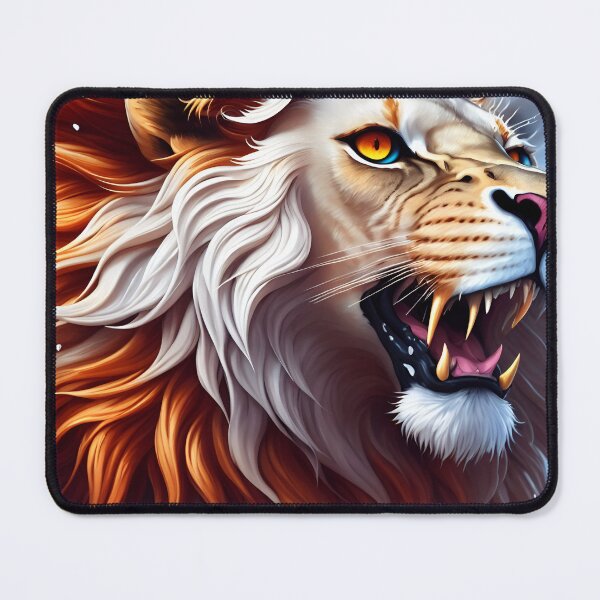 Artikelvorschau, Splash multicolored art a lion head. entworfen und verkauft von IuriiVlasenko.