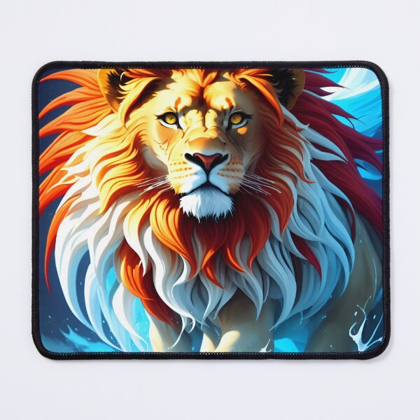 Artikelvorschau, Splash multicolored art a lion head. entworfen und verkauft von IuriiVlasenko.